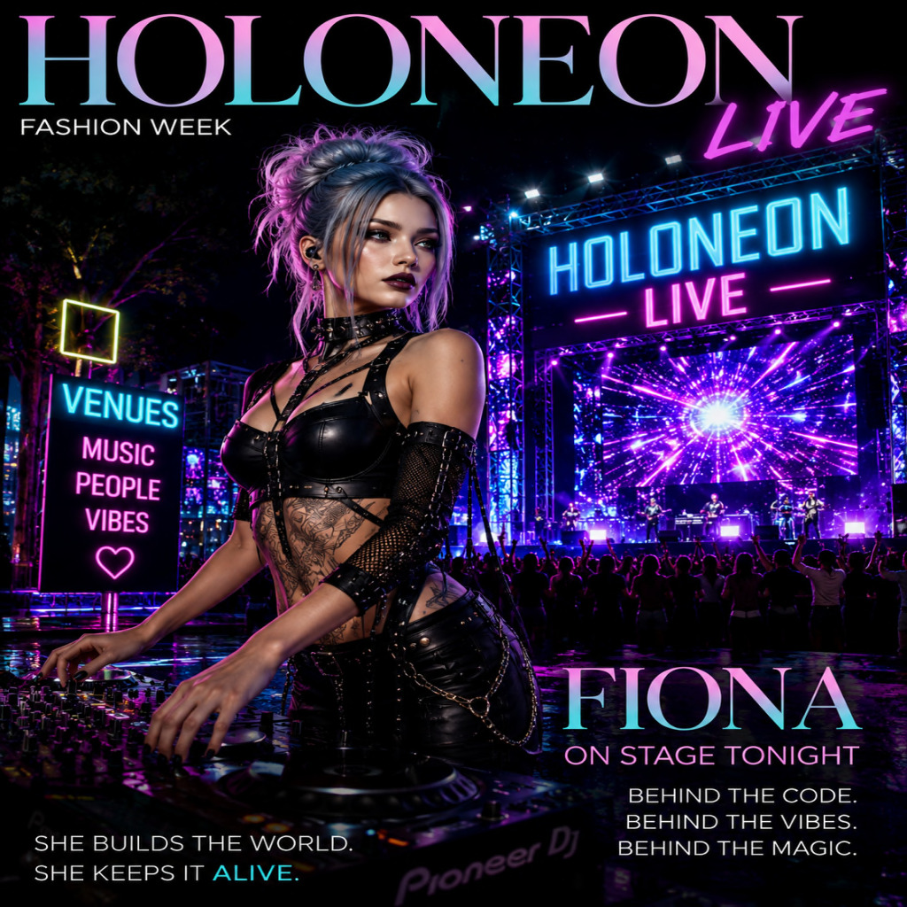 Fiona on stage Tonight